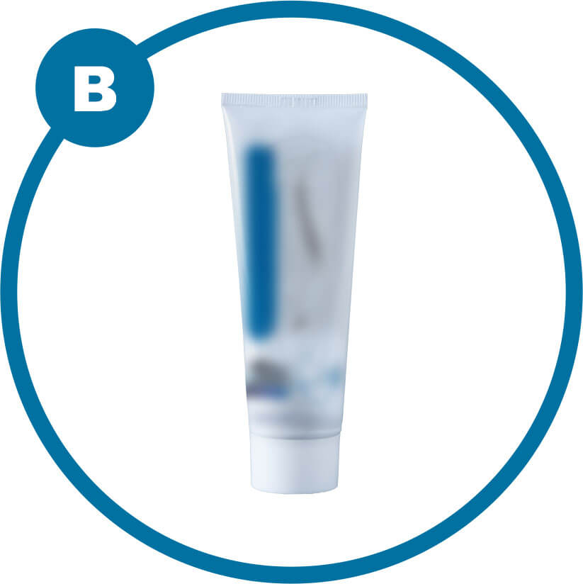 Group B - 5% calcium sodium phosphosilicate