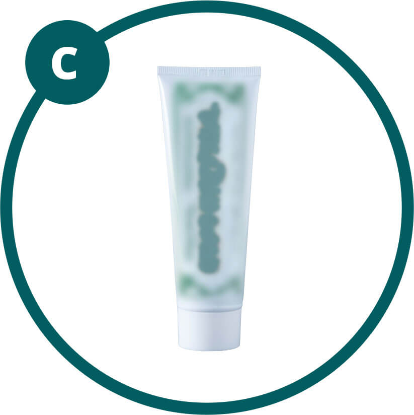 Group C - Herbal formulation toothpaste